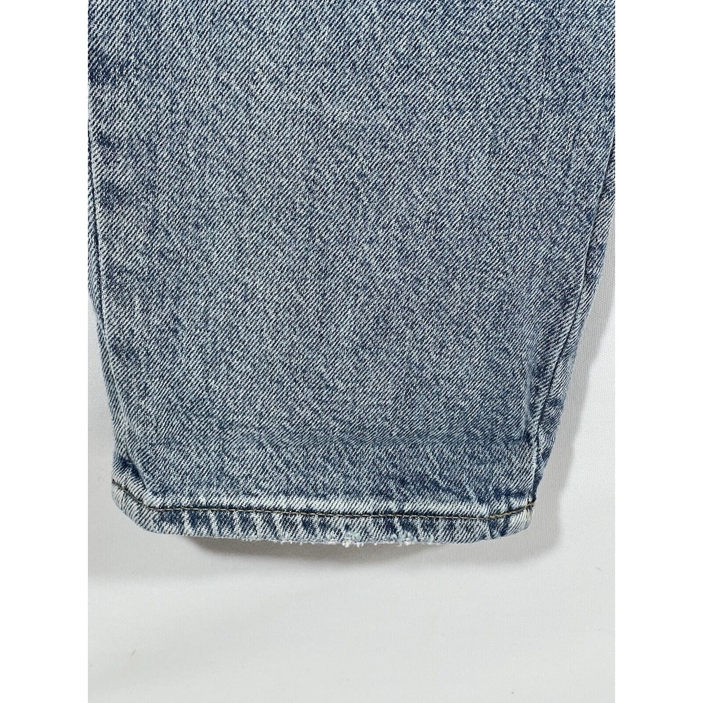 Lucky Brand Drew Mom Jeans Womens 8 29 Blue Denim High Rise Embroidered Retro - Picture 8 of 16